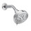 Moen Chrome Hydro Energetix Eight-Function Showerhead with Standard 5"""" Diameter Spray Head 200W0 1