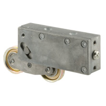 Prime-Line D 1586 1-1/2 In. Steel Ball Bearing Sliding Door Tandem Roller Assembly (Single Pack)