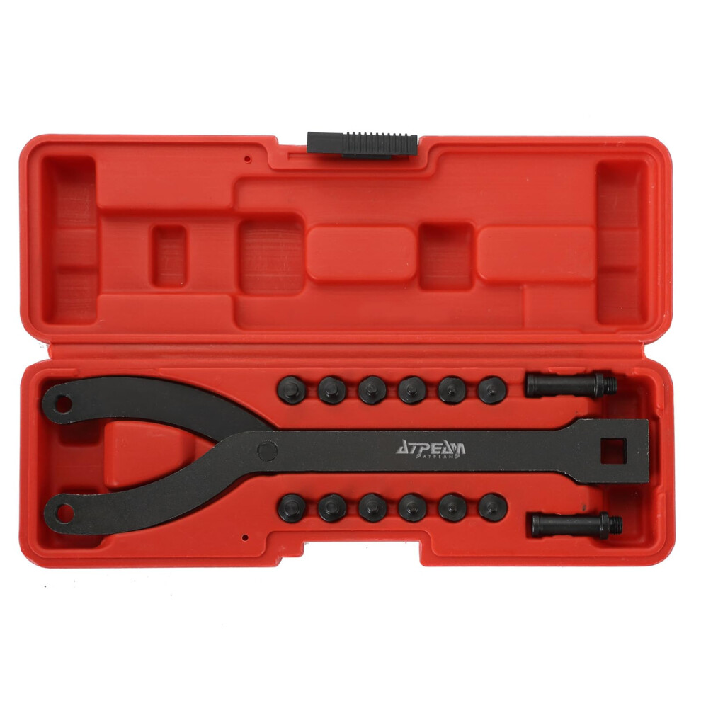 Atpeam Spanner Wrench Set With Variable Pins 15Pc Adjustable Spanner Wrench Fits Camshaft Pulleys 5438077638553