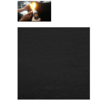 Hansway Hochtemperatur-Schwei  decken aus Filz und Kohlefaser, 30,5 x 30,5 x 1,27 cm, 6 mm dick, Schwarz (30,5 x 30,5 cm)