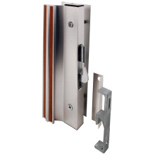 Prime-Line C 1000 Diecast Mill Finish Sliding Patio Door Surface Mount Handle with Hook (Single Pack)