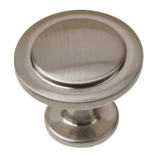 GlideRite Hardware 80960-SN-10 1,25 inch diameter klassieke ronde ring satijnnikkel kastknoppen 10 stuks
