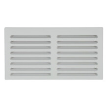 Greta de Ar Condicionado 8.5" x 16" Ventilação de Alta Vazão com Fendas Anguladas 3/4" MDF Lixada e Preparada para Pintura