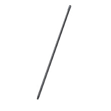 Addis Metal Outdoor Oversized Broom Handle with Screw Fixing and End Handing Hook 3 x 3 x 130 cm Black
