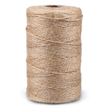 jijAcraft 200 Meters Fine Jute Twine garden Twine for Decoration gift Wrapping DIY Arts crafts gardening