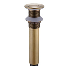 Dranaggio del bacino del lavello a mosca Antique Brass Ruccetto da bagno Piccolo Coperino per scarico del lavandino a pop -up senza overflow