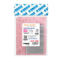 Super Assilex Flexible Sanding Sheets Job-PAK Peach K-1500 U191-2505 4 Sheets + 1 M Hand Pad for Half Sheets