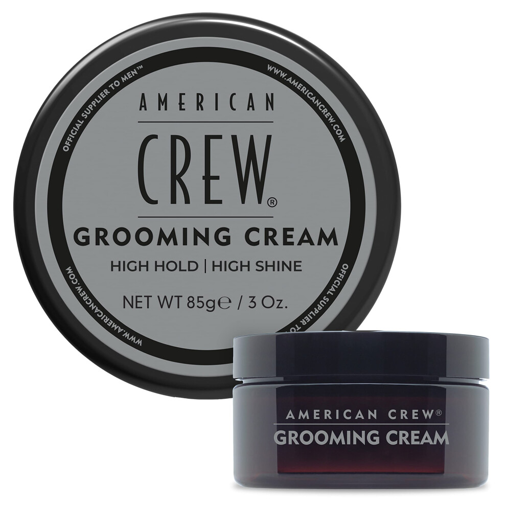 American Crew Men's Grooming Cream (OLD VERSION)  Like Hair Gel with High Hold with High Shine  3 Oz (Pack of 1)