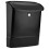 Cassette per posta architettoniche Parkside Galvanized Blocking Wall Monte Mailbox 2576B-10 Black Medium Capacity 1