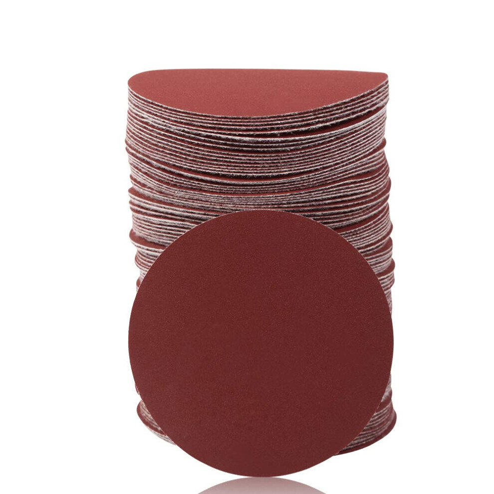 Speedwox Hook And Loop Sanding Discs 100Pcs 3 Inch 600 Grit Sandpaper For Wood Drill Grinder Rotary Tools No Hole 764595456993