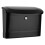 Architectural Mailboxes Princeton Galvanized Steel Locking Wall Mount Mailbox 2572B-10 Black Medium Capacity 1