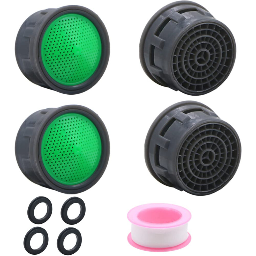 4.5 Gpm Flow Retrictor Insert Faucet Aerators Faucet Replacement Parts Bathroom 4 Pack Standard Size Faucet Aerator 779303497182