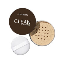 Covergirl, Czysta Niezauważalna, Puder, 105 Translucyjny Jasny, 0,63 oz (18 g)
