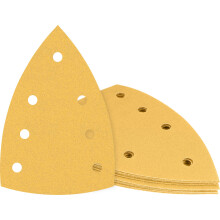 Bosch Professional 10x Expert C470 Sandpaper (for Hardwood  Paint on Wood  100x150 mm  Grit 40  Accessories Multi Sander)