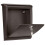 Architectural Mailboxes Bordeaux Galvanized Steel Locking Wall Mount Mailbox 2697RZ-10 Rubbed Bronze Medium Capacity 4
