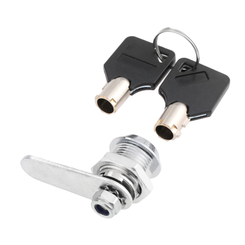 Drawer Tubular Lock 16Mm Zinc Alloy Security Drawer Cam Cylinder Door Mailbox Cabinet Tool Box Lock 2 Keys Hardware Locks 653334426079