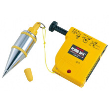 a Plumb Bob Setter - 14 oz (400g)-rite de plomb magntique avec cordon de recul automatique de 14,5 pieds et bob  stabilisation rapide - PZB-400