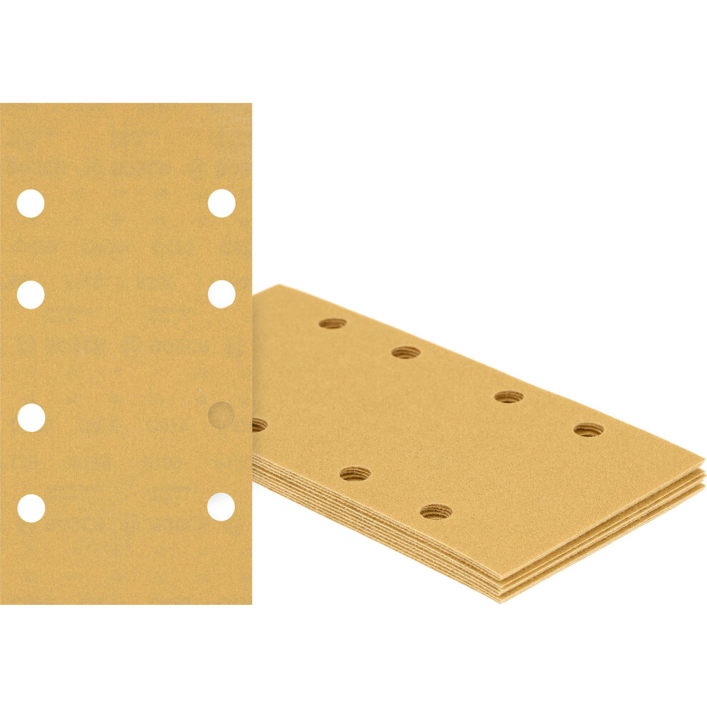 Bosch Professional 10X Expert C470 Sandpaper (For Hardwood Paint On Wood 80X133 Mm Grit 120 Accessories Orbital Sander)