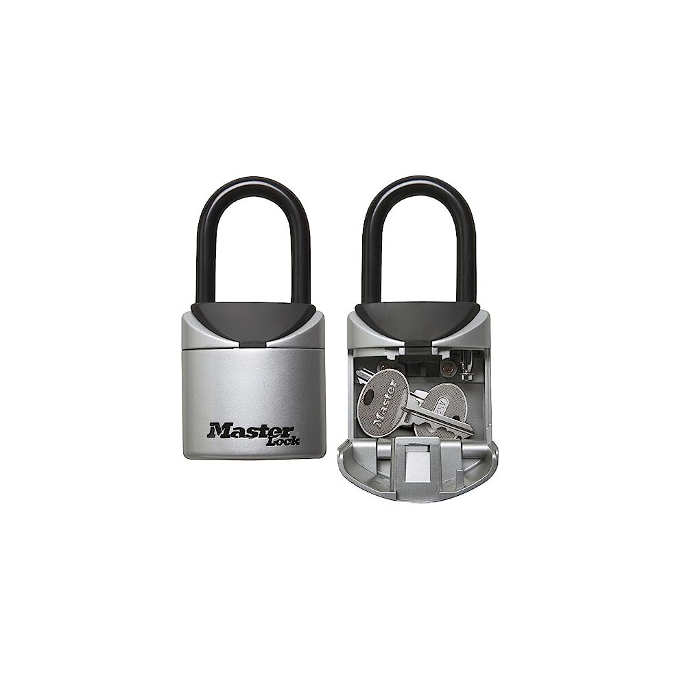 Master Lock 5406EURD Small Portable Key Safe XS Size] Lock Box with Shackle  Ideal for Travels  Holidays or Sport Sessions  X