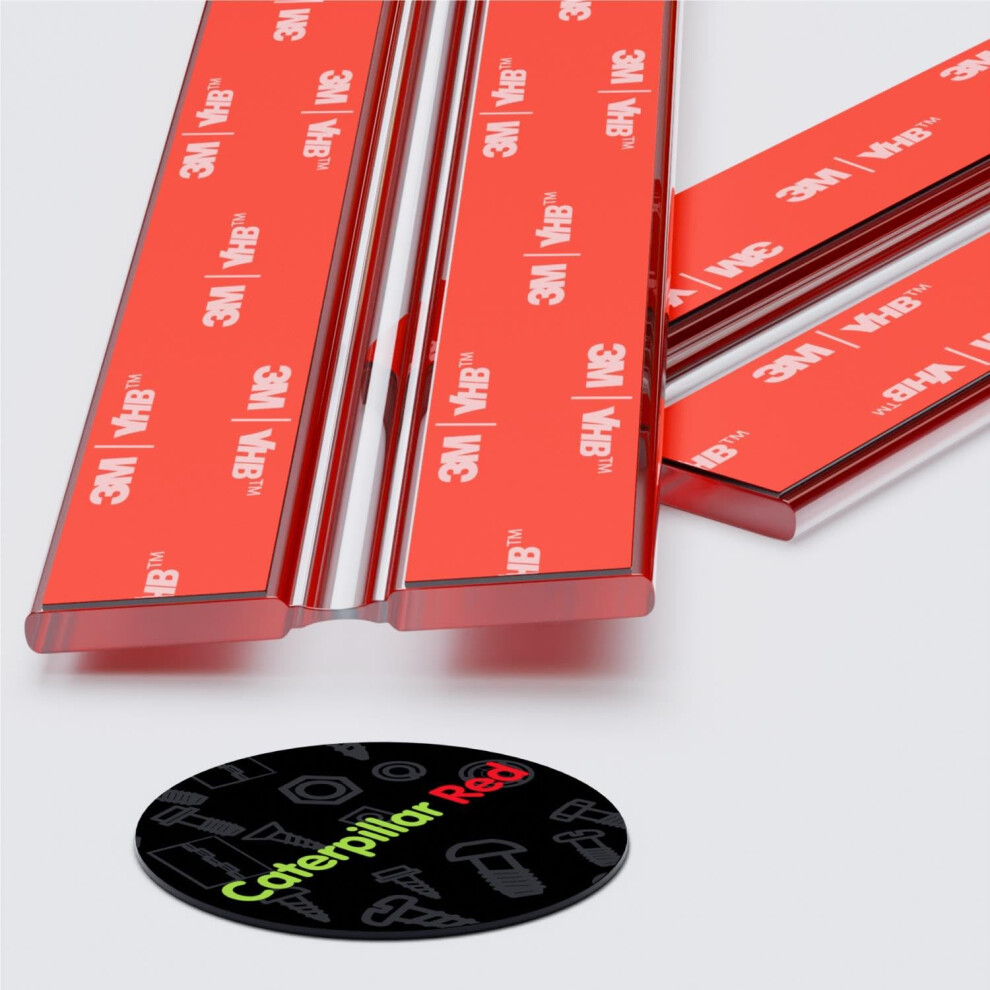 4 X 300Mm Flexible Hinges - No Glue Required Self Adhesive Low Profile Transparent Acrylic Piano Hinges (12 In) -4 Pack- 5060744290520