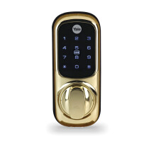 Yale Smart Living YD-01-CON-NOMOD-SN Keyless Connected Ready Smart Door Lock  Touch Keypad  Compatible with Alexa  Satin Nickel
