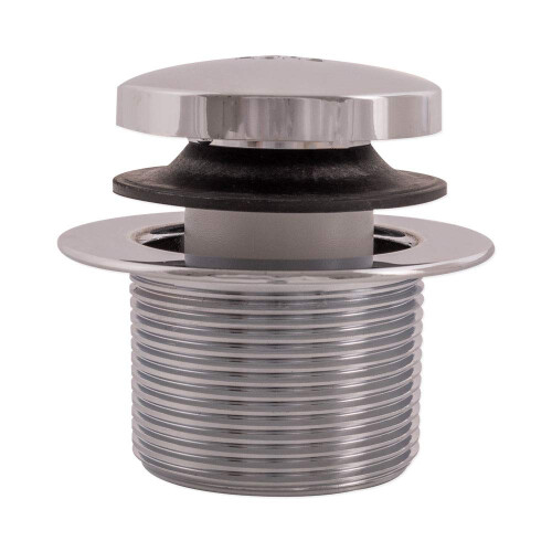 Kit de montagem de drenagem de banho de ponta Eastman com flange e arruela de drenagem 1-1/2 polegadas x 11,5 polegadas de rosca grossa cromada 3 2
