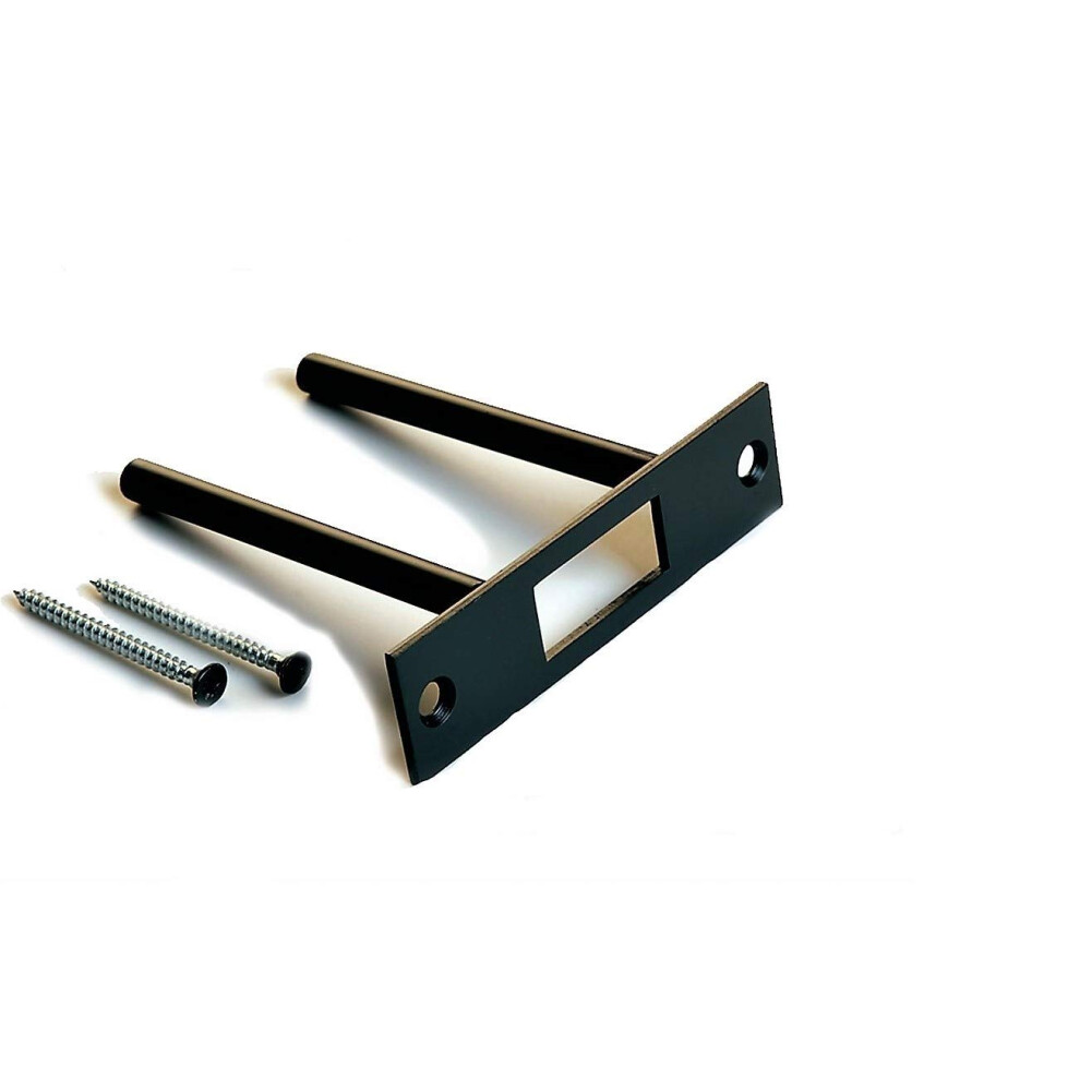 Door Reinforcement | Deadbolt Strike Plate Reinforcer | Anti Kick Door | Two Post Strike Plate | Tuff Strike | Oil Rubbed Bronze 609456479691