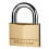 Master Lock Master Lock Padlock  Solid Brass Body Padlock  High Security Lock  Best Used for Storage Units  Sheds  Garages  Trailers and More 1