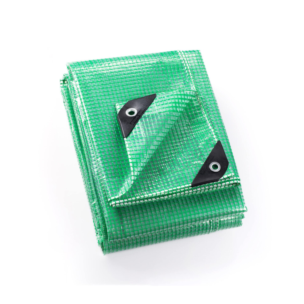 Garde Shield Green Tarp Heavy Duty 8X10 Pieds Tanche Pour Le Jardin Extrieur En Serre En Poly Couverture Uv Rsistante 3X3 Tissage 10Mil-image