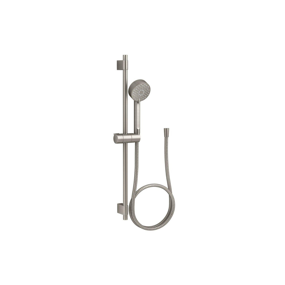 Photos - Shower System Kohler 98361-G-BN Awaken G90 Multi-Function Handshower Kit Handheld Shower Head with 24"""" Slidebar and 60"""" Hose Vibrant 