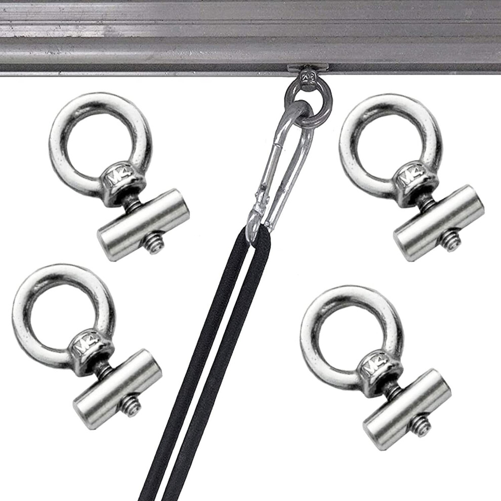 Juttauto 4Pcs Awning Rail Stoppers 6Mm For Caravan Motorhome Campervan Camping Tent Equipment Awnings Accessories 304 Stainless Steel 710436864373