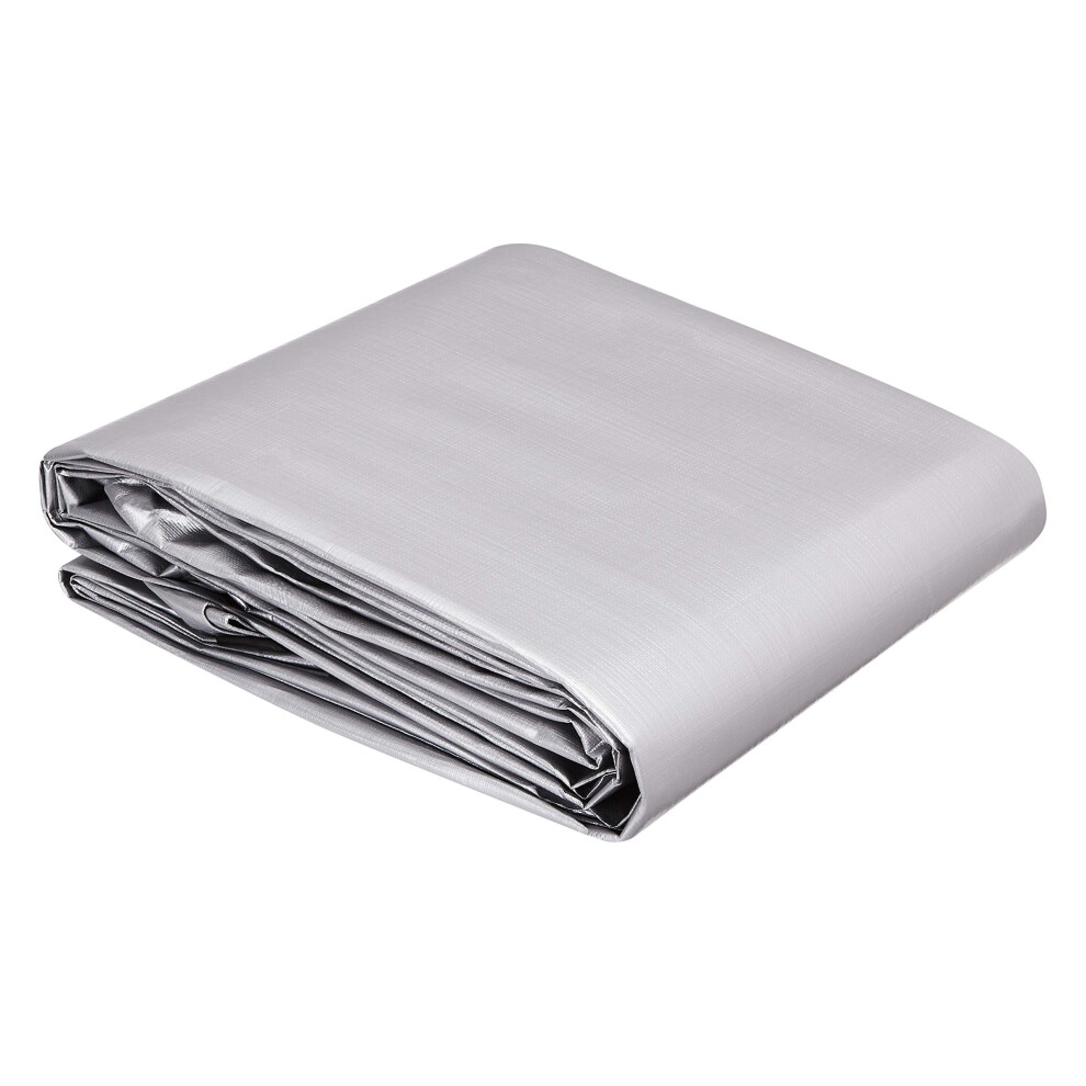 Amazon Basics Multi Purpose Waterproof Poly Tarp Cover  12x20ft  16MIL Thick  Silver/Black  1-Pack (Previously AmazonCommercial brand)