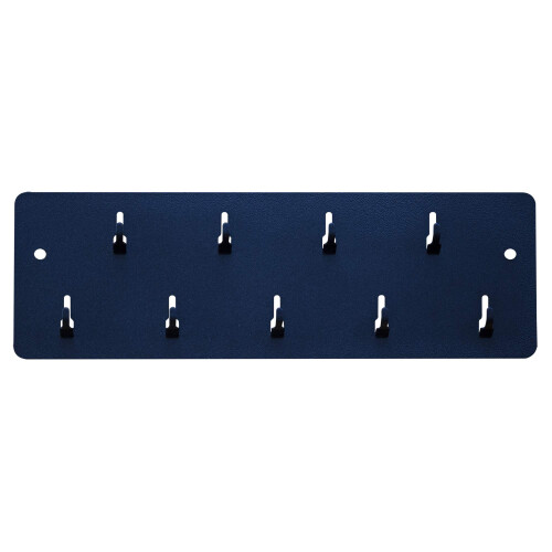 Industrial Key Rack Powder Coated Steel 9 Hooks Keeps Keys Time Clock ...