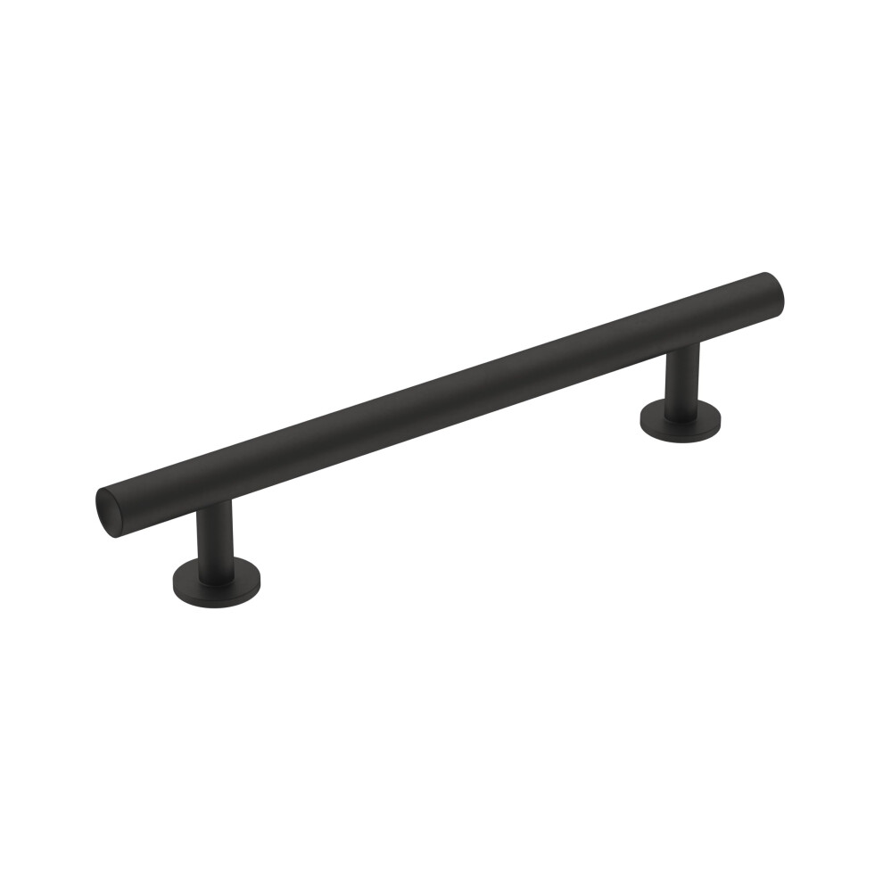 Photos - Other for Repair Amerock | Cabinet Pull | Matte Black | 5-1/16 inch Center-to-Center | Radius | 1 Pack | Drawer Pull | Cabinet Handl(128 mm)