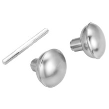 newliplace Satin Nickel Door Knob Set with Spindle Antique Old Style Door Knobs Replacement Set for Mortise Lock Interior Doors Brushed Nickel