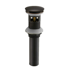 BWE Pop Up Drain Rubinetto per Bagno Lavandino da Appoggio Tappo di Scarico con Troppo Pieno Adatto per Lavandino Standard da 1-1/2"""" a 1-3/4"""" B