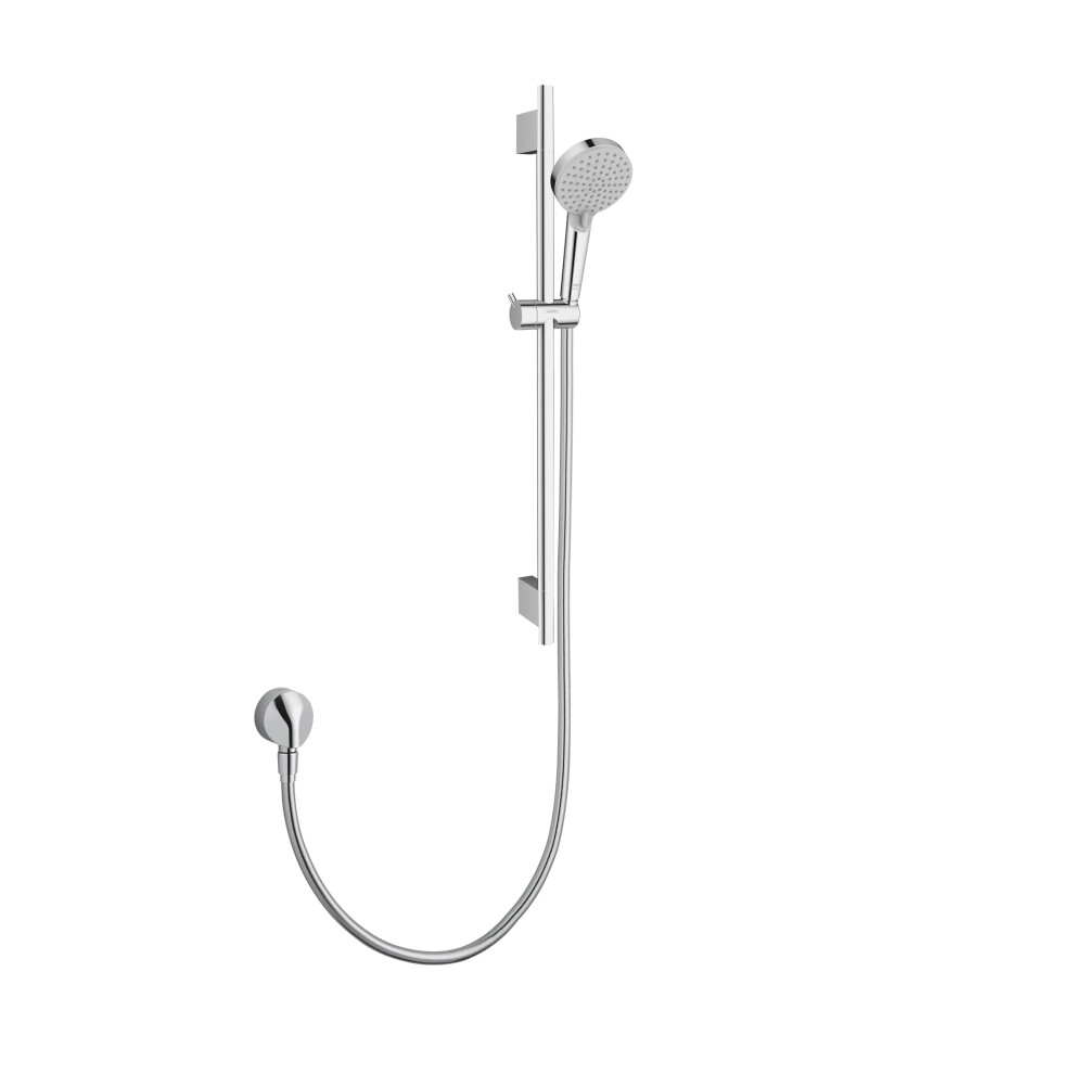 hansgrohe Vernis Blend 11-inch 3-Spray Handshower with Slide Bar and Hose  Rain  IntenseRain  Handheld Shower Head System in Chrome  04969000  2.5
