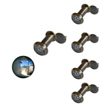 TOGU TG2814YG-AB Messing Deur Viewer UL Lijst 220-graden met Privacy Cover voor 1-3/8" tot 2-1/6" Deuren