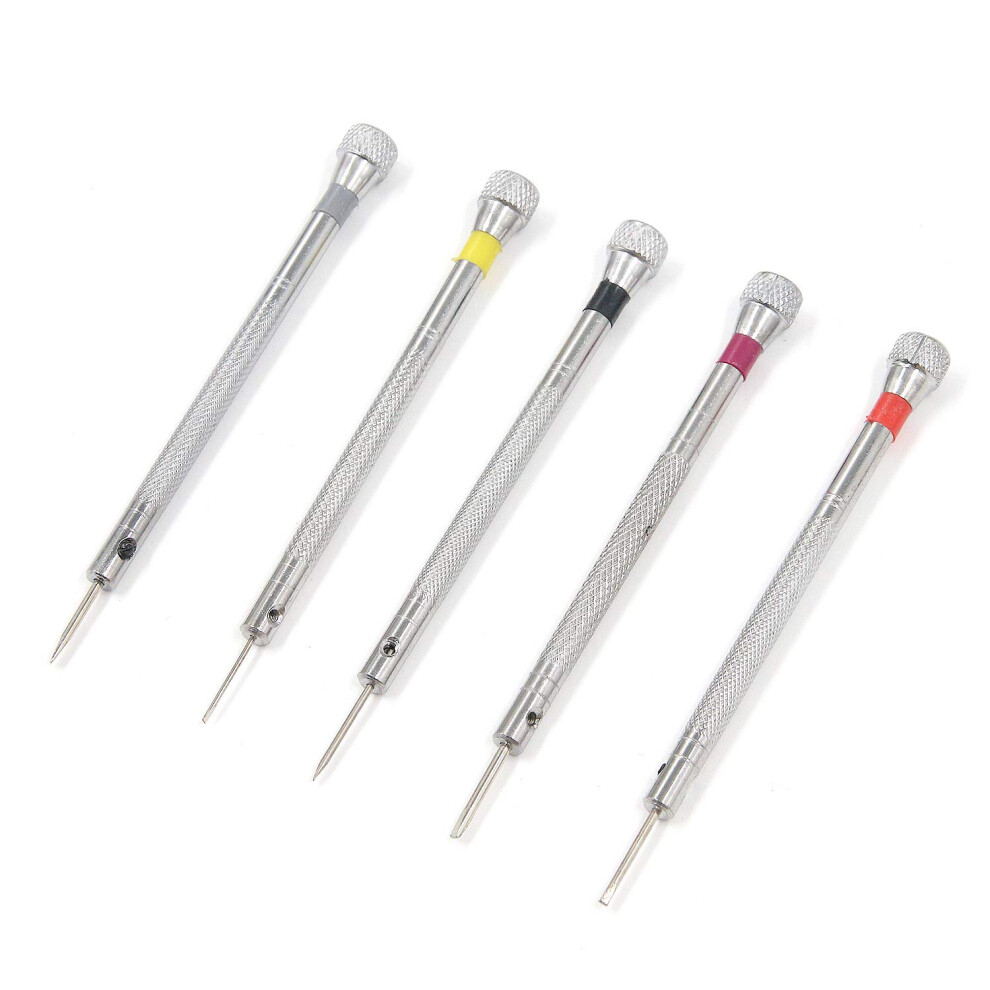 T Tulead Watch Screwdrivers Precision Screwdriver Watchmakers Screwdriver Watch Bank Screwdriver 0.8mm/1mm/1.2mm/1.4mm/1.6mm Flat Head Screwdriver-image-OPC-PGHSC2D-NEW