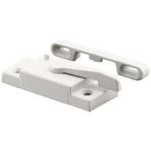 Fechadura de faixa Prime-Line F 2625 2-1/16 pol. Centros de furos esquerdos BetterBilt Srie 350 Janelas deslizantes verticais fundidas em zinco