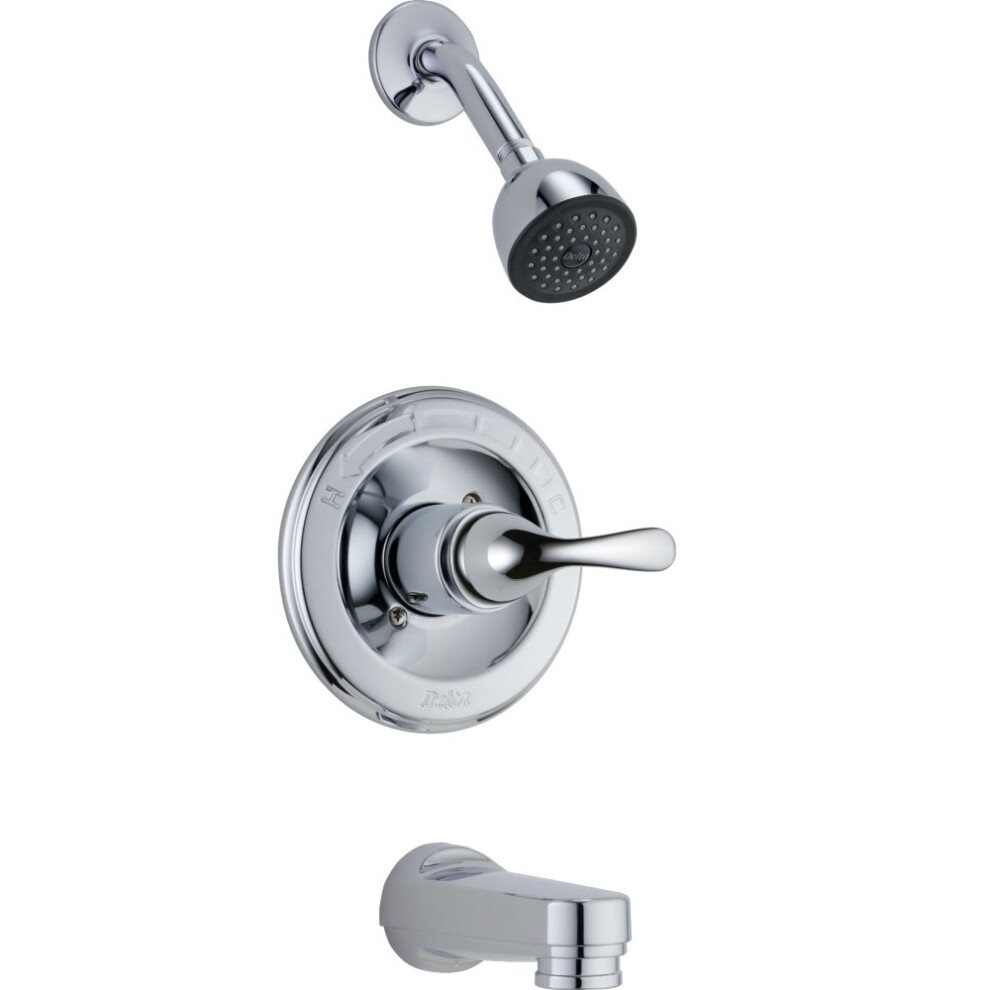 Photos - Other Bathroom Accessories Delta Faucet Classic Bathtub Faucet Set Shower Faucet Set  Shower Trim Kit Tub and Shower Faucet Combo Chrome T13420-PD 