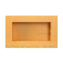 Schluter Kerdi Board Prefab Douche Niche met Vooraf Afgedichte Hoeken - 12-Inch Breed, 6-Inch Hoog - KB12SN305152A