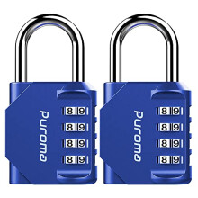Puroma 2 Pack Combination Lock 4 chiffres exterieurs Preparent impermeable pour le casier a casier Sports Bote a casier Sports Box Box Bote Has