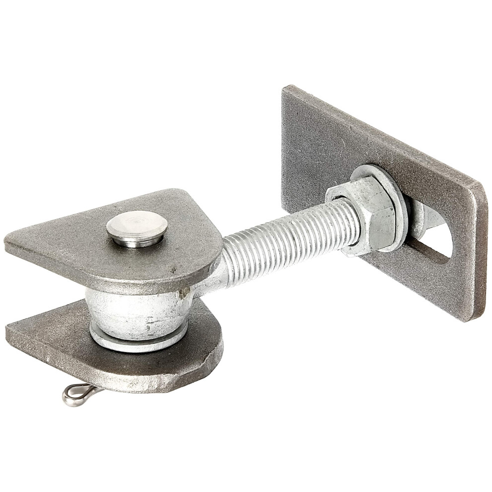 Alberts 417826 Gate Hinge For 180 Opening Short Version Hot-Dip Galvanised Screws And Nuts Bolts And Cotter Pin Made Of Stainless Steel M20 Threa 4004338417826