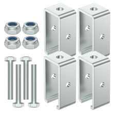 SKTREX Staffa di sospensione per carrello a canale per canale UNISTRUT 1-5/8 Staffa di supporto intermedio per tutti i binari per carrello a cana