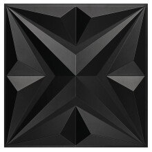 Mix3D 3D Panel sciany do sciany wewnetrznej D? Lub PCV Teksturowane panele scienne do salonu sypialnia biuro lobby hotel czarny 19,7 """" x19,7 """"