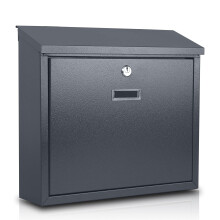 xydled Postbussen met Sleutelslot, Wandgemonteerde Postbus, Grote Capaciteit, Stalen Deksel, 14 X 12,5 X 4,25 Inch