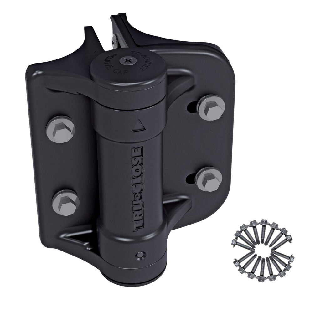 D&D Technologies Tchdrnd1s3 Truclose Round Post Gate Hinges For Self Closing Chain Link Gates Up To 154 Pounds For 1 3/8 And 1 5/8 Gate Diameters 2 736494012402