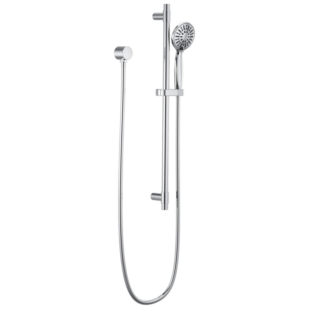 Photos - Shower System Delta Faucet Slide Bar Hand Held Shower with Hose Chrome Handheld Shower Head Slide Bar Hand Shower Handheld Shower Detachab 