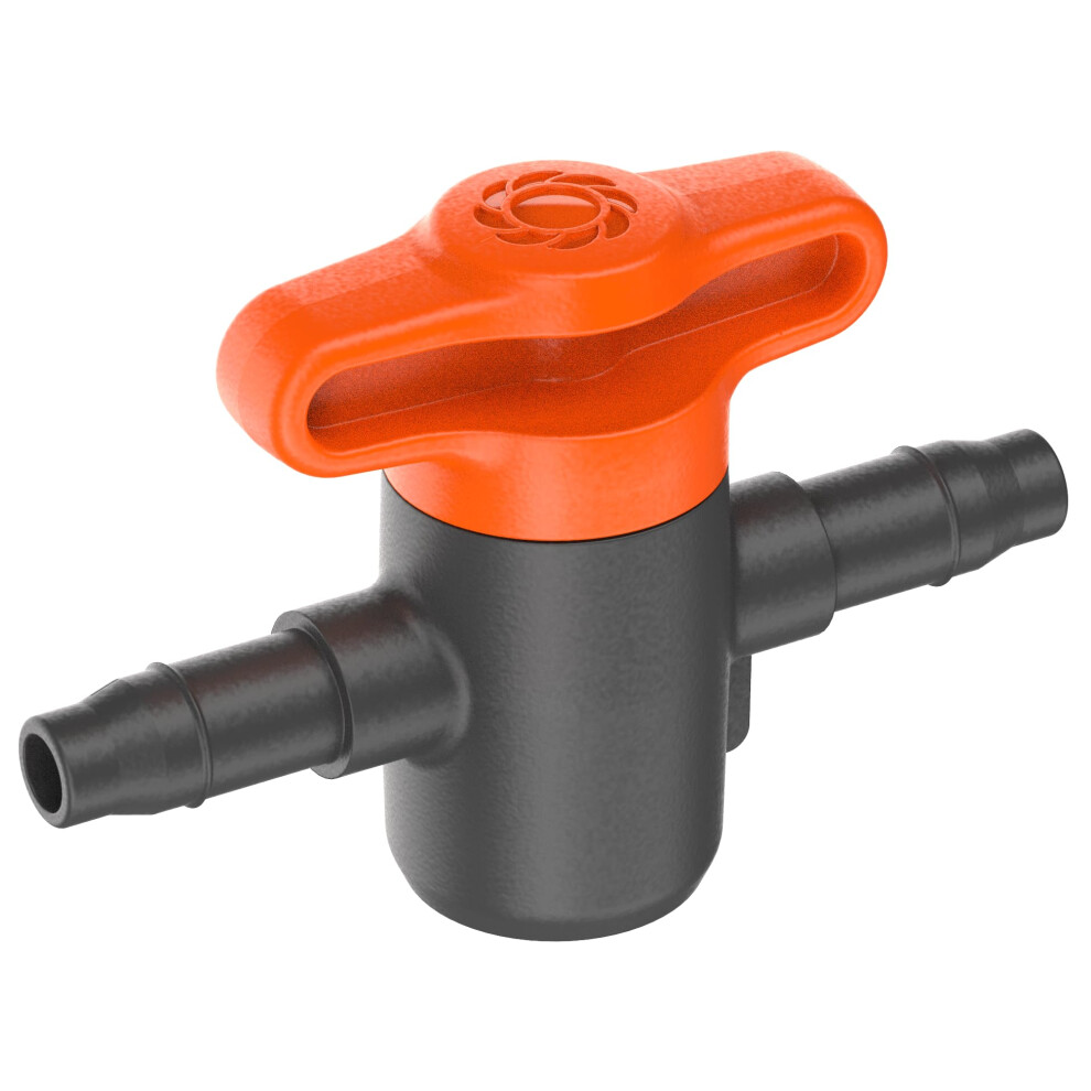 Gardena Micro Drip System Shut-Off Valve 4.6 Mm (3/16 Inch): To Regulate Or Shut Off Individual Pipelines Infinitely Variable Contents: 2 Pieces (1